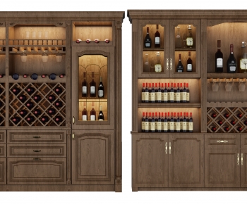 European Style Wine Cabinet-ID:581948045