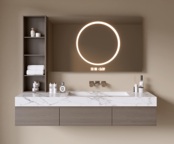 Modern Bathroom Cabinet-ID:411891947