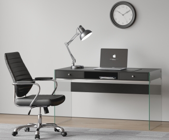 Modern Office Desk And Chair-ID:120307929