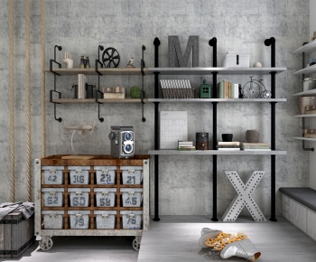 Industrial Style Shelving-ID:851665977