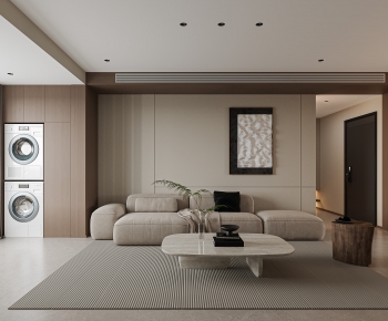 Modern A Living Room-ID:748404032