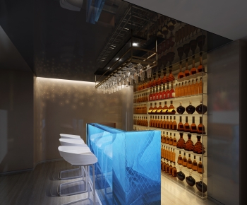 Modern Wine Cellar/Wine Tasting Room-ID:681603917