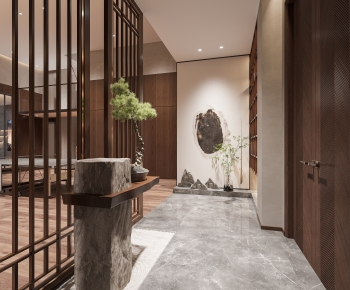 New Chinese Style Hallway-ID:821724893