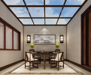 New Chinese Style Tea House-ID:979096899