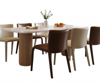 Modern Dining Table And Chairs-ID:551673894