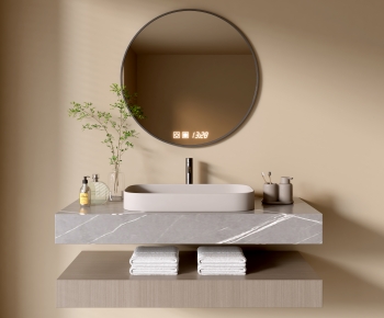 Modern Bathroom Cabinet-ID:439816959