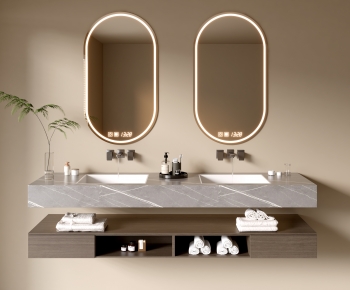 Modern Bathroom Cabinet-ID:734132054