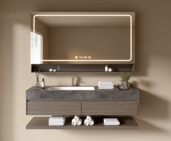 Modern Bathroom Cabinet-ID:312427045