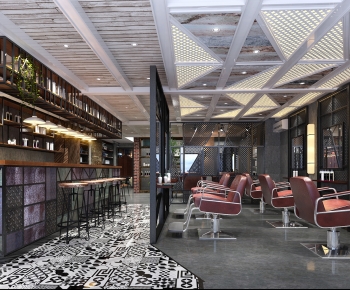 Industrial Style Barbershop-ID:423444999