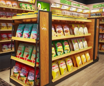 Modern Supermarket Shelf-ID:422163967