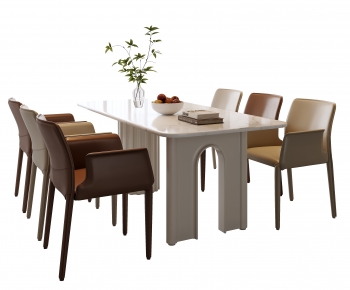 Modern Dining Table And Chairs-ID:371651897