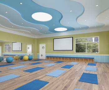 Modern Yoga Room-ID:667418963