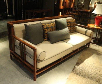 New Chinese Style A Sofa For Two-ID:865844011