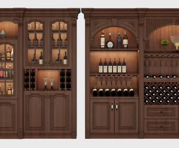 European Style Wine Cabinet-ID:216840986