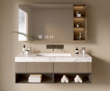 Modern Bathroom Cabinet-ID:491579062