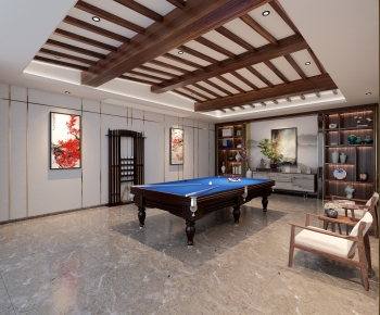 New Chinese Style Billiards Room-ID:877518898