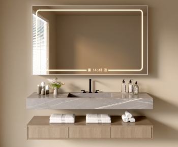 Modern Bathroom Cabinet-ID:253477108