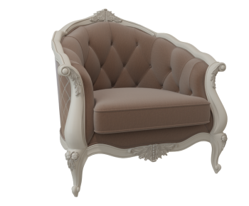 European Style Single Sofa-ID:416434059