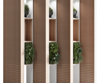 Modern Wooden Screen Partition-ID:102189061