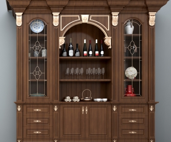 European Style Wine Cabinet-ID:666481977