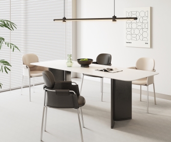 Modern Dining Table And Chairs-ID:532567988