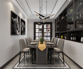 Post Modern Style Dining Room-ID:750006919