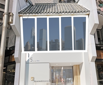 New Chinese Style Facade Element-ID:686519153