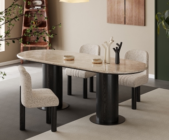 Modern Dining Table And Chairs-ID:788362988