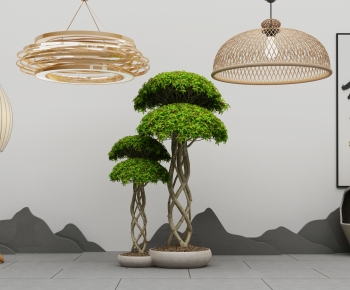 Modern Ground Green Plant Potted Plants-ID:630928998