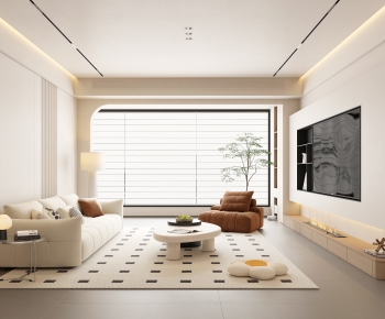 Modern A Living Room-ID:964350776