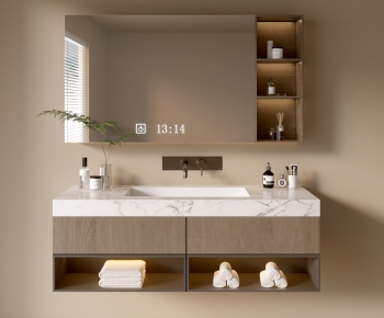 Modern Bathroom Cabinet-ID:133109096