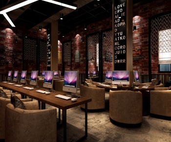 Industrial Style Internet Cafe-ID:316350941