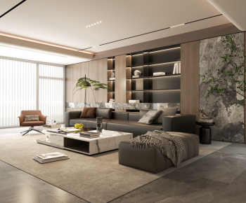 Modern A Living Room-ID:480787994