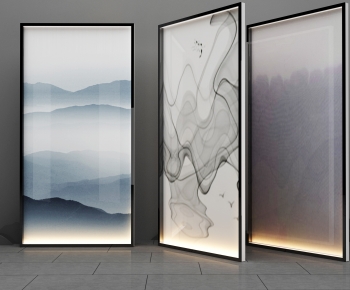 New Chinese Style Glass Screen Partition-ID:152448892