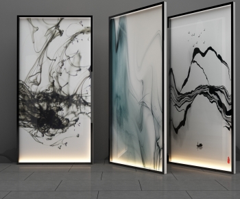 New Chinese Style Glass Screen Partition-ID:149347076