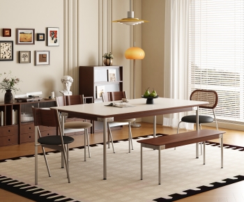 Modern Dining Table And Chairs-ID:600653891