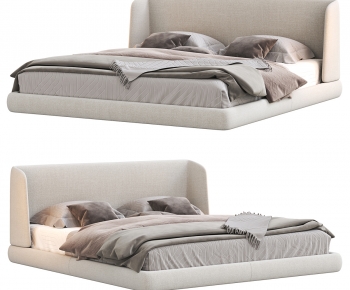 Modern Double Bed-ID:520939878