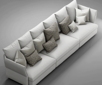 Modern Three-seat Sofa-ID:889189281