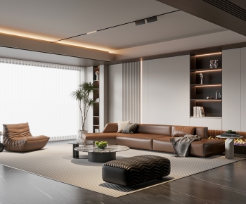 Modern A Living Room-ID:298907047