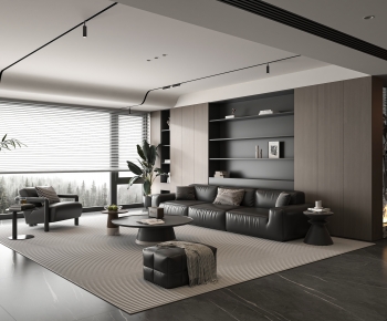 Modern A Living Room-ID:991307979