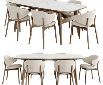 Modern Dining Table And Chairs-ID:246820937