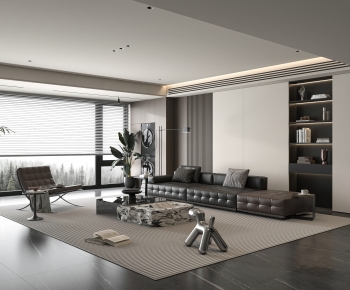 Modern A Living Room-ID:351747046