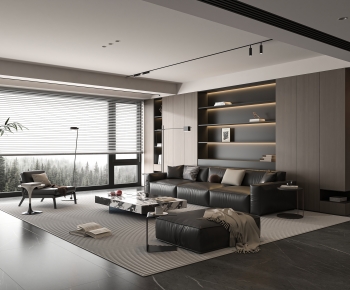 Modern A Living Room-ID:882194049