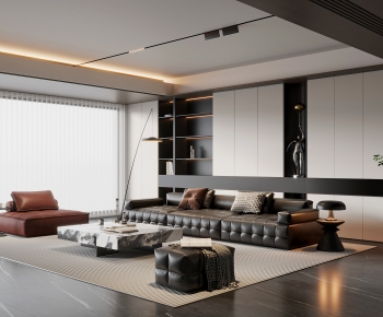 Modern A Living Room-ID:335552939