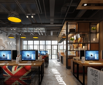 Industrial Style Internet Cafe-ID:276652109