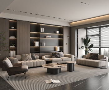 Modern A Living Room-ID:583437929