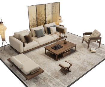 New Chinese Style Sofa Combination-ID:561448102