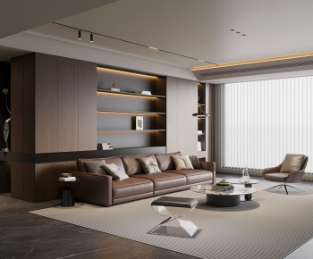 Modern A Living Room-ID:378350029