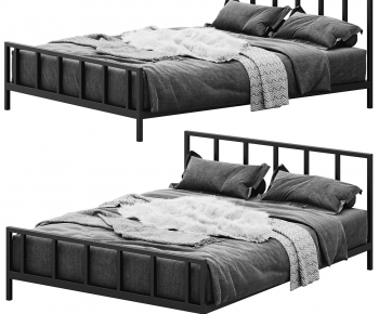 Modern Double Bed-ID:334329694