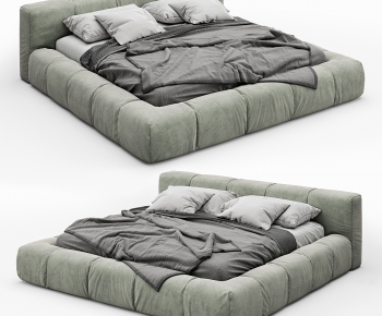 Modern Double Bed-ID:961360994